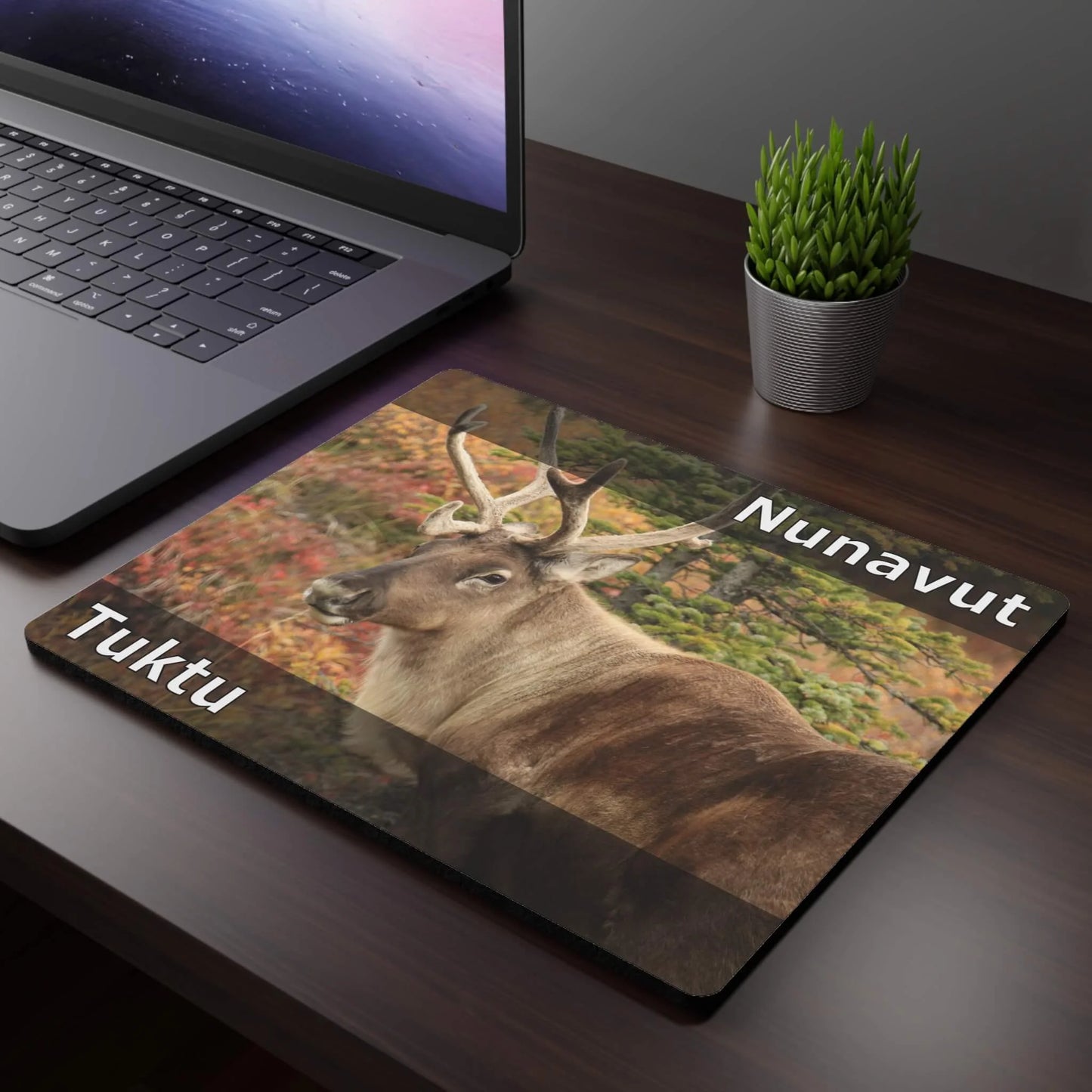 Inuktitut Caribou Mouse Pad