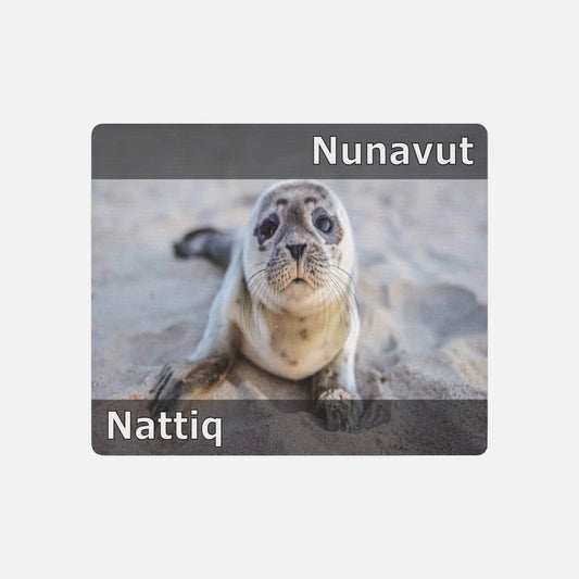 Inuktitut Seal Mouse Pad
